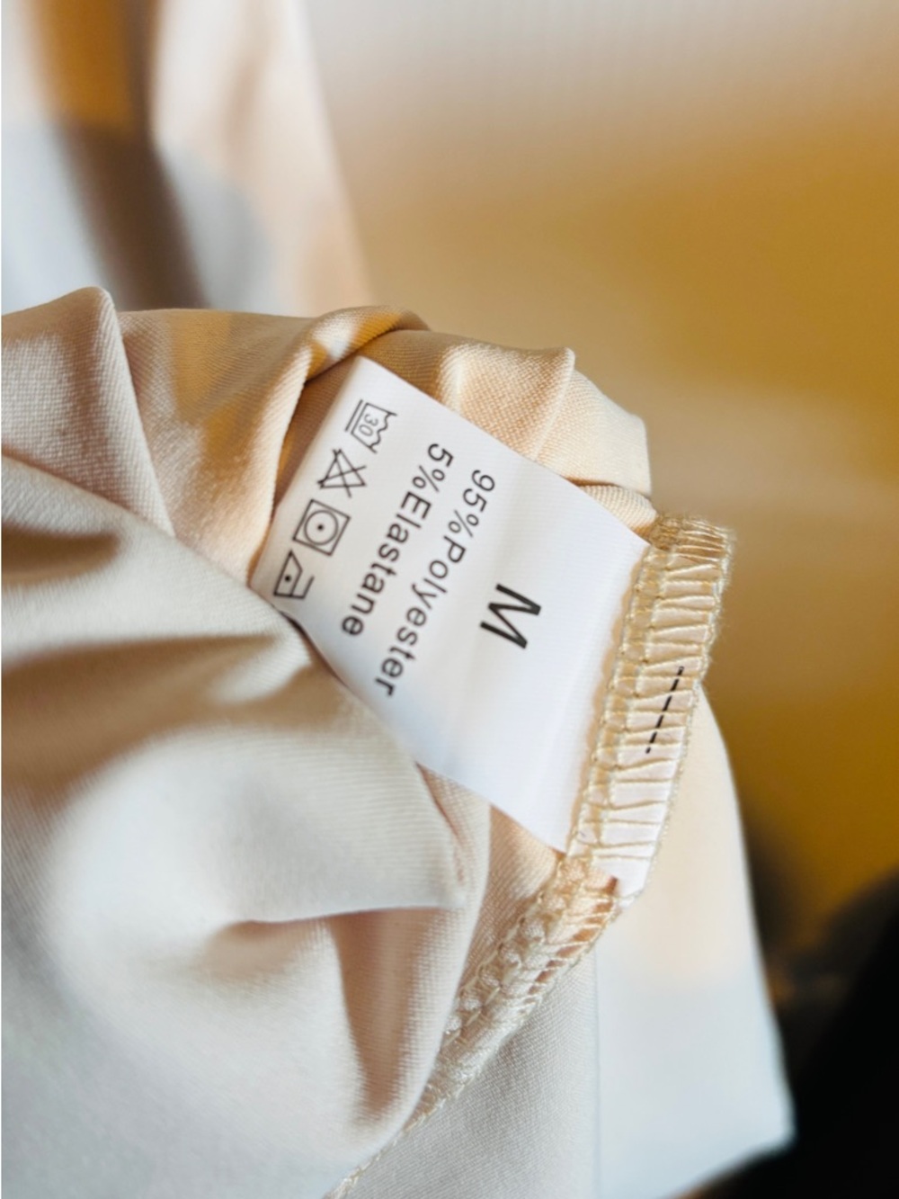 Women’s Cream Short-Sleeve Midi Dress - Picture 3 of 3